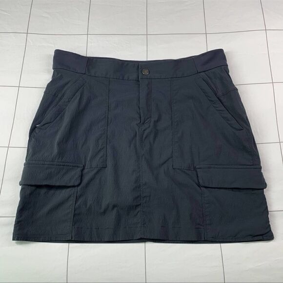 Athleta Trekkie Gray Cargo Skort Skirt 2 - Picture 2 of 7